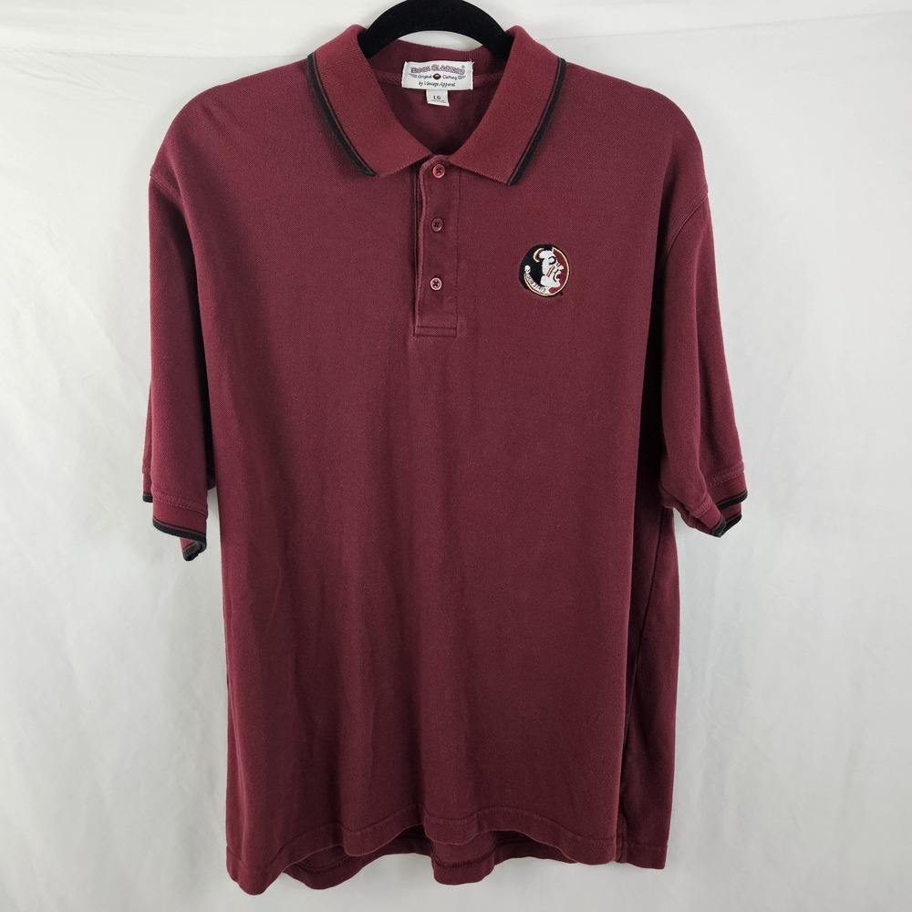 Seminoles FSU Boca Classics by Vantage Apparel Collared Shirt L Vintage